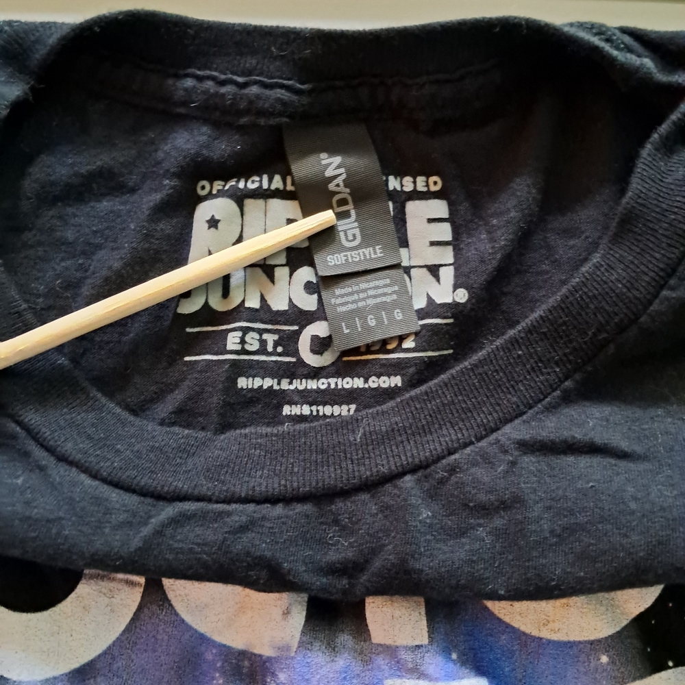 Gildan Black Doctor Who 10th Doctor Graphic Tee - Picture 3 of 3